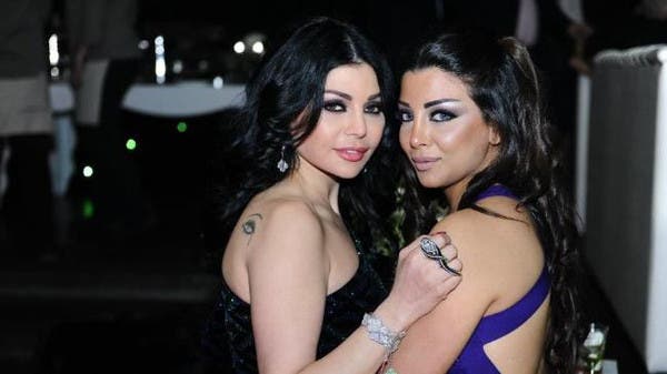 Haifa+Wehbe+Sister Haifa Wehbe and her sister Rola Yammout. (Photo courtesy: Dawshagya)