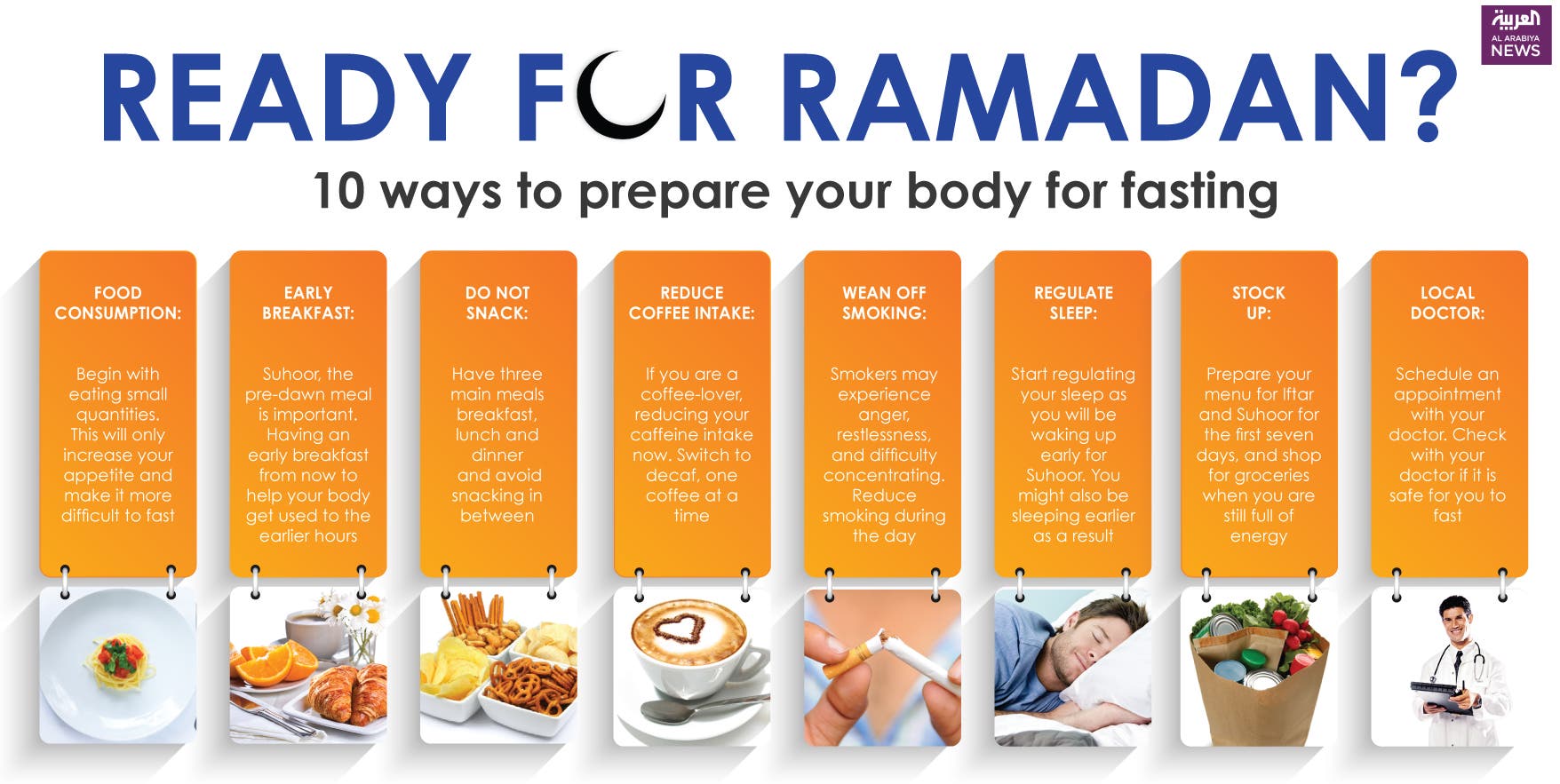 Ready For Ramadan 10 Ways To Prepare Your Body For Fasting Al Arabiya English