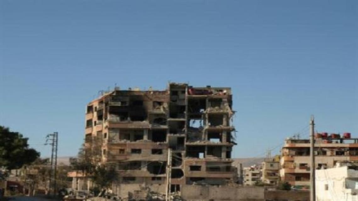 Buildings damaged by what activists said was shelling by forces loyal to President Bashar al-Assad are seen in Daraya Jan. 17, 2013, in this picture provided by Shaam News Network. (Reuters)