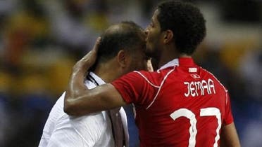 Tunisia striker Issam Jemaa has sprained his knee  in his country’s opening match this week. (Reuters)