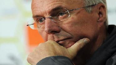 Former England coach, Sven Goran Eriksson will be unveiled by UAE\'s Al Nasr club at a news conference on Jan.21 2013. (AFP)