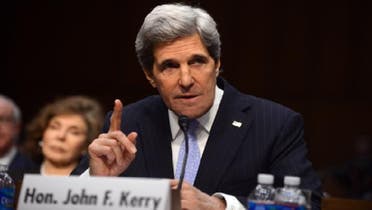 U.S. Senator John Kerry(D-MA), U.S. President Barack Obama’s nominee for Secretary of State, testifies before the Senate Foreign Relations committee during his confirmation hearing on Capitol Hill in Washington, DC, on Jan. 24 (AFP)