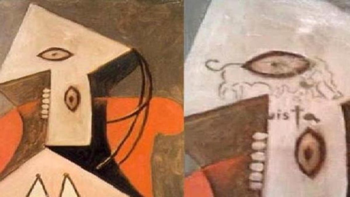 مخرّب لوحة \\"امرأة جالسة على مقعد أحمر\\" يستسلم للشرطة