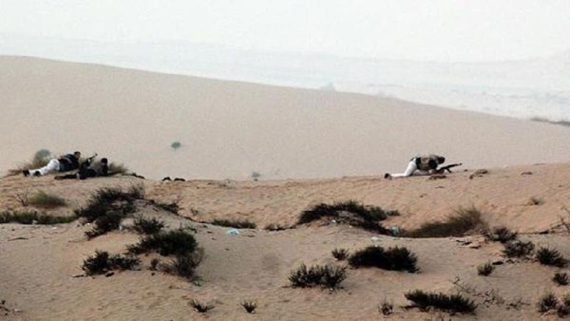 Egyptian security forces in the northern Sinai Peninsula. (AFP)