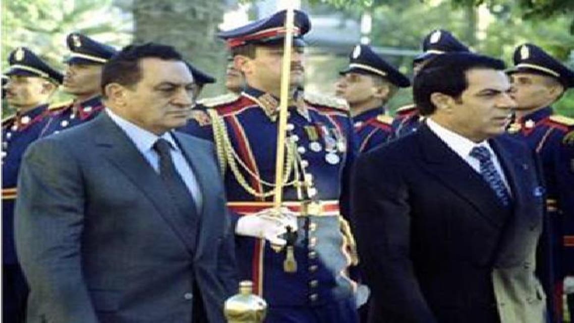 حسني مبارك وزين العابدين بن علي