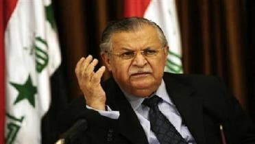 Iraqiya state television reported that Iraqi President Jalal Talabani had suffered a stroke, and said a medical team was working to stabilize his condition. (AFP)