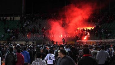 Egyptian fans rush onto the field following the Al-Ahly club football match against Al-Masry club at Port Said Stadium,the ensuing violence saw 74 people killed, Port Said, Egypt, Wednesday, Feb. 1, 2012. (AP)