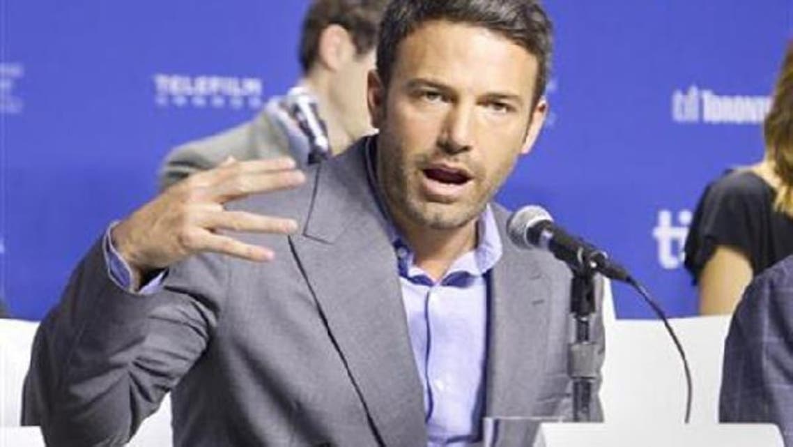 “Argo,” Hollywood’s Ben Affleck’s third film behind the camera, is set against the backdrop of the Iranian revolution and the international standoff in which 52 Americans were held in Tehran for more than a year. Affleck said that movie should not be politicized. (Reuters)