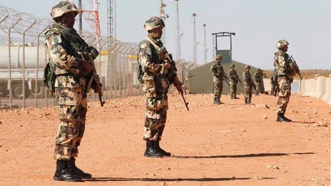 Algerian soldiers are seen at the Tiguentourine Gas Plant in In Amenas, 1600 km (994 miles) southeast of Algiers, Jan. 31, 2013. (Reuters)