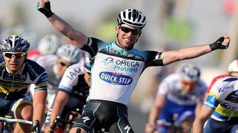 Cavendish wins the third stage of the Tour of Qatar