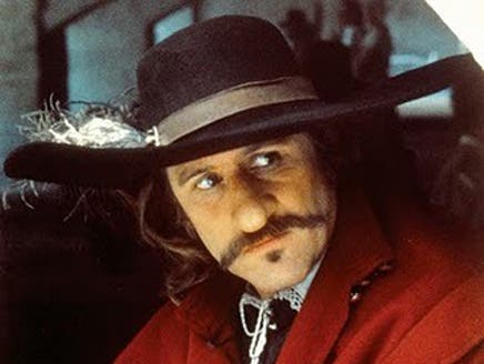 مشهد من فيلم سيرانو دو برجيراك الذي نال عنه دوبارديو أوسكار أفضل ممثل عام 1991