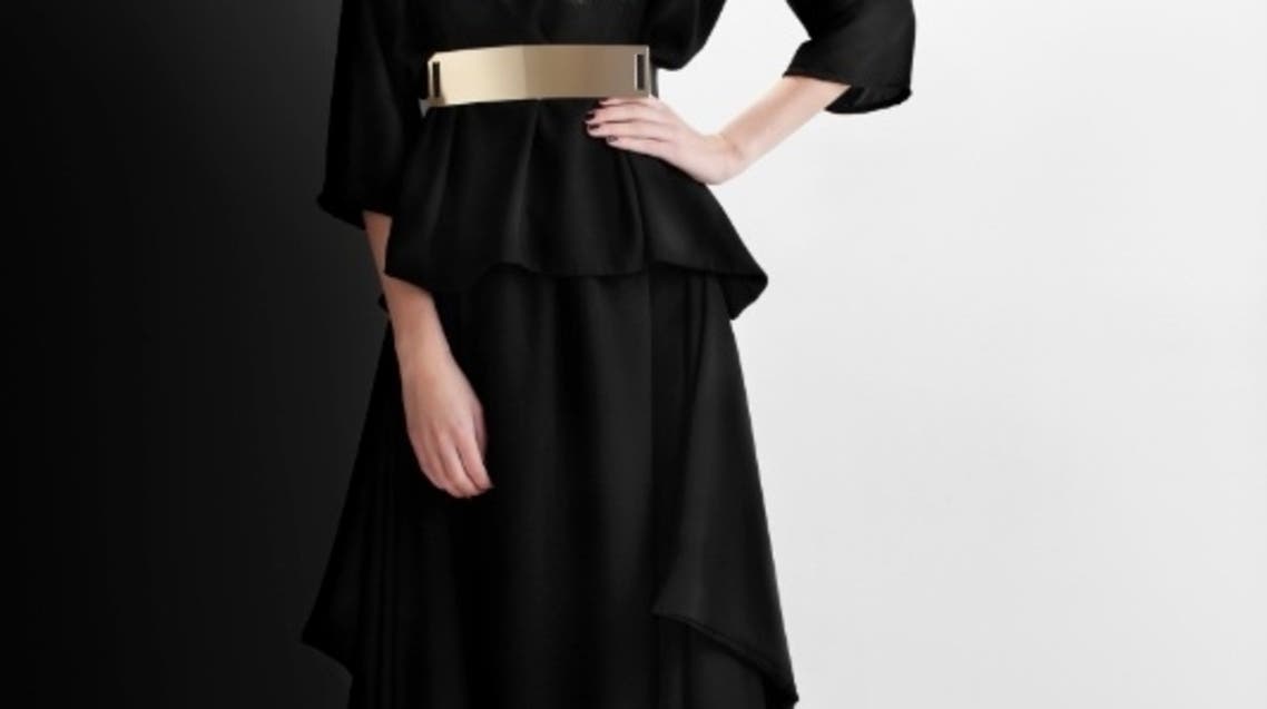 A two-piece Abaya from the new “Bleach” fashion line created by Emirati artist Badreya Faisal. (Courtesy: Bleach)