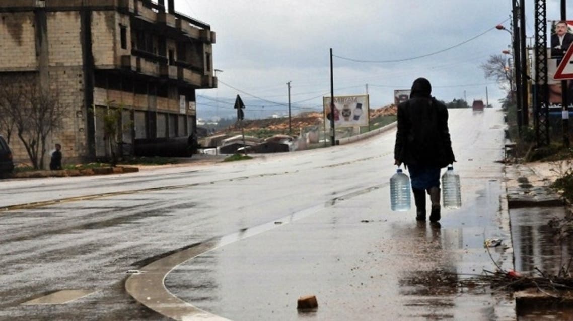 UNICEF is struggling to meet its goal of providing 750,000 people in Syria with safe drinking water, soap, hygiene kits, toilets and bathrooms by June, because of a funding gap of 80 percent. (AFP)