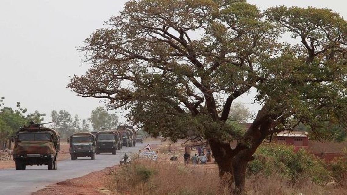A convoy of French military vehicles heads toward Sevare in the village of Somadougou January 25, 2013. France has some 2,400 forces in the West African nation. However, says it wants African nations to take the lead in fighting the extremists ruling northern Mali. (Reuters)