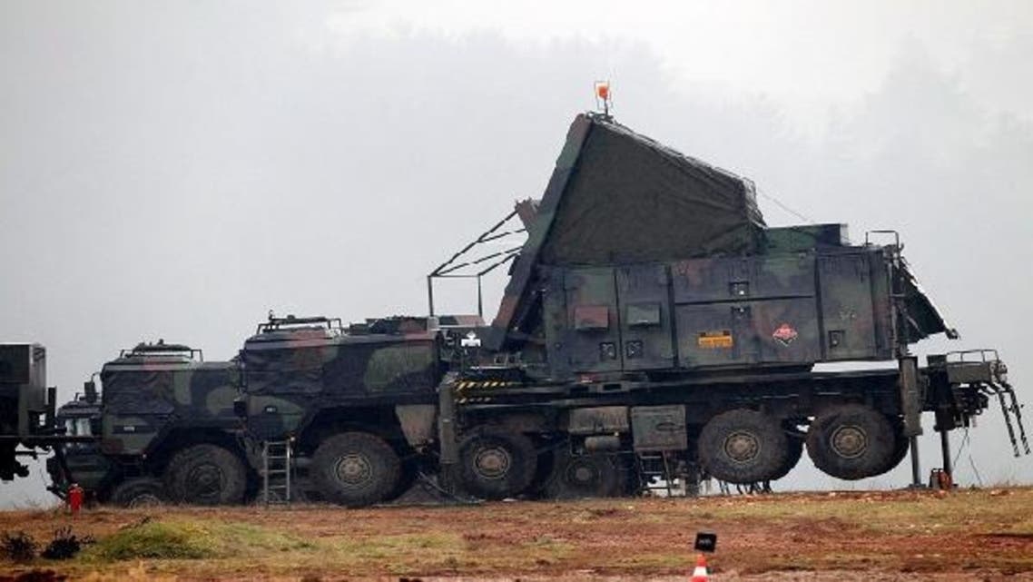 German military vehicles carrying equipment for NATO patriot defense missiles are deployed at a military base in Kahramanmaras January 23, 2013. (Reuters)