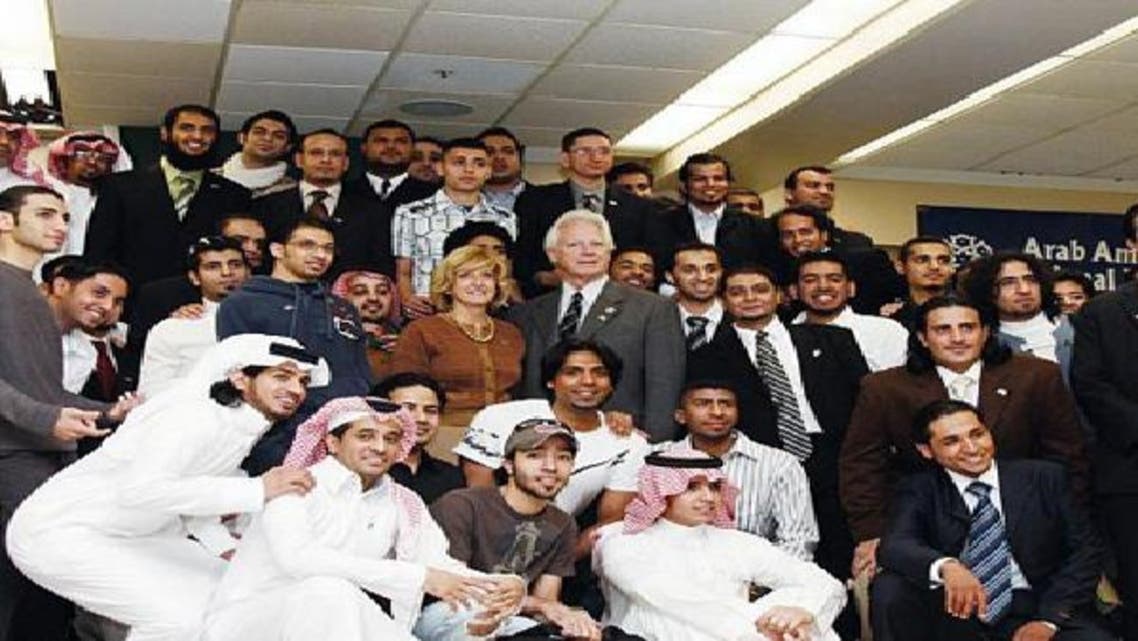 مجموعة من الطلبة السعوديين في أمريكا