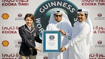 Qatar secures Guinness World Record for largest ever 5-a-side football match