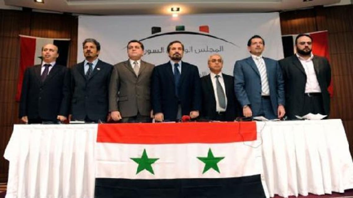 The Syrian National Council proposes a transitional government in areas outside President Bashar al-Assad’s regime control. (AFP)