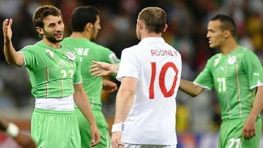 Algeria midfielder Djamel Abdoun (L) will not play in the upcoming African Nations Cup due to an injury. (AFP)