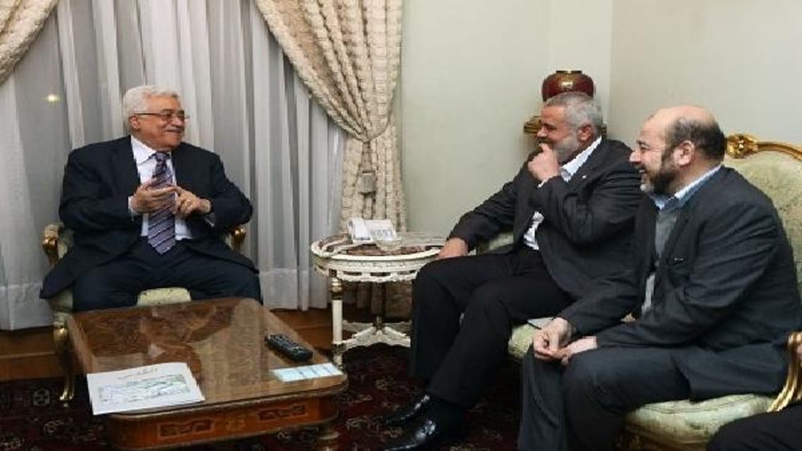 محمود عباس، اسماعیل هنيہ وابو مرزوق