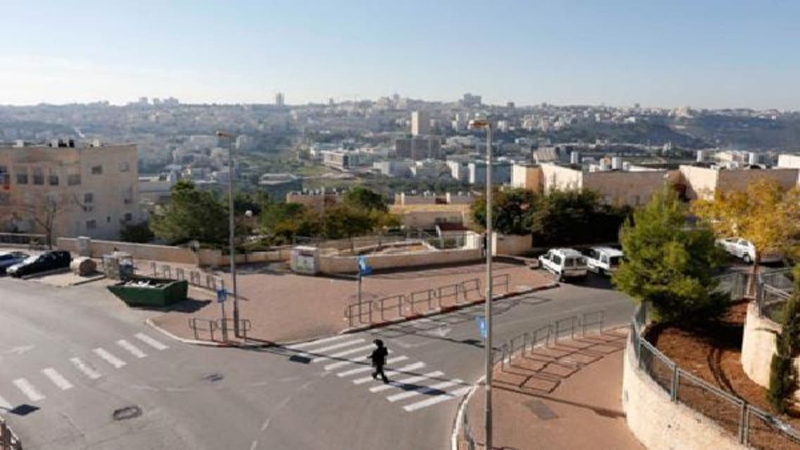 مقبوضہ بیت المقدس کے نواح میں قائم کی گئی یہودی بستی رامات شلومو کا ایک منظر۔
