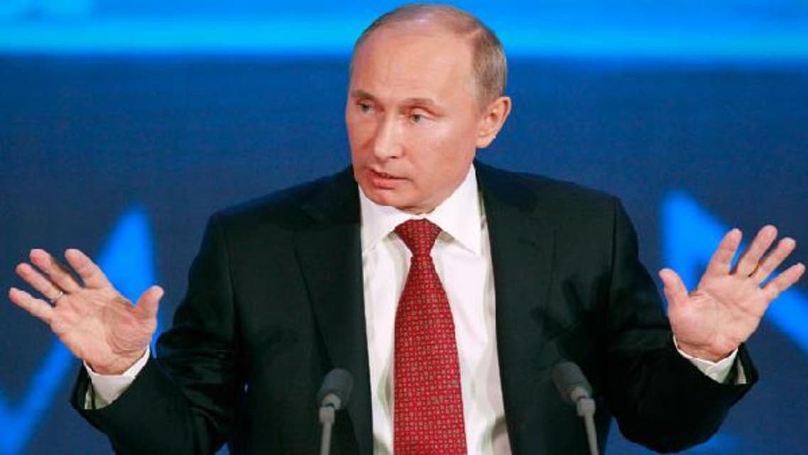 Russia’s President Vladimir Putin speaks during his annual news conference in Moscow, December 20, 2012. (Reuters)