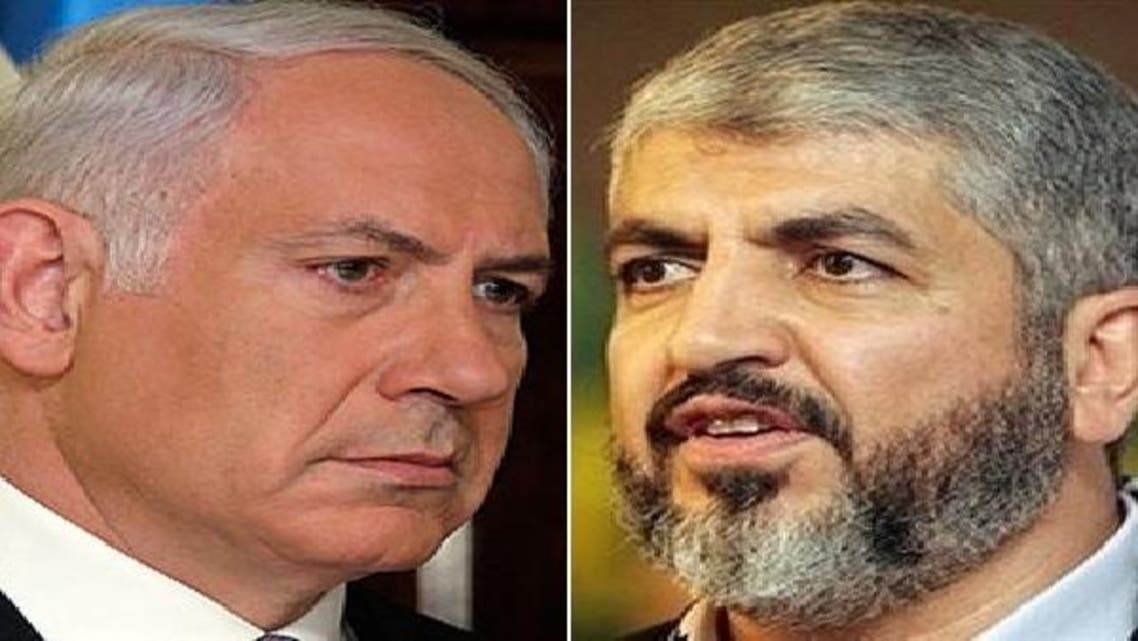 خالد مشعل اور بنجمن نیتن یاہو
