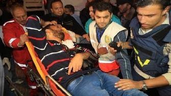 Israel strikes Gazas media building targets Al Arabiyas office