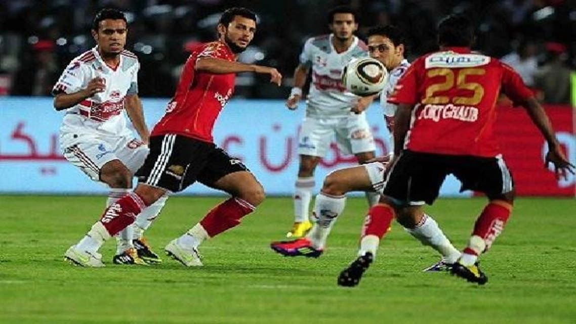 لقطة من مباراة سابقة بين الزمالك والأهلي