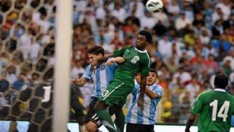 No record for Messi as Saudis hold Argentina