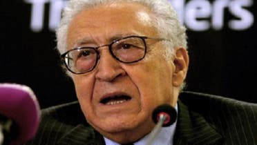 Lakhdar Brahimi said there should be an “evolution toward the new Syria” and that “it’s the Syrians who will decide what kind of regime they will have.” (AFP)