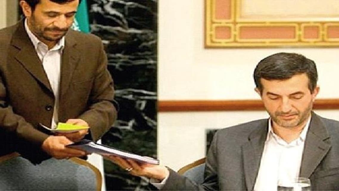 ایرانی صدر محمود احمدی نژاد اور ان کے سمدھی اسفند یار رحیم مشائی