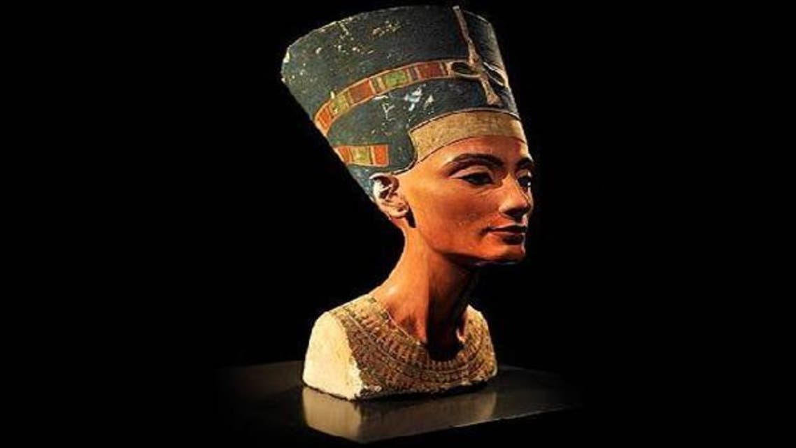 Nefertiti, renowned as one of history’s great beauties, was the powerful wife of Pharaoh Akhenaton, remembered for having converted his kingdom to monotheism with the worship of one sun god, Aton. (AFP)