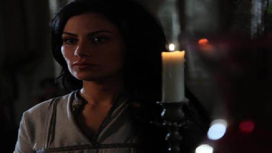مشهد من الفيلم تظهر فيه الممثلة صبا مبارك