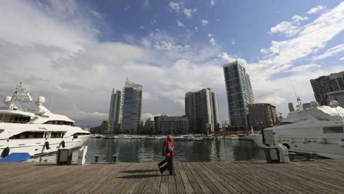 A couple are seen walking at Zaytouna Bay in Beirut. The party capital of the Arab world, Beirut is a freewheeling city where Gulf Arabs, expatriates and Lebanese emigres fly in to enjoy its luxury hotels. (Reuters)