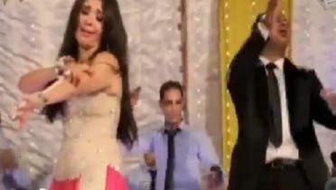 Shiites denounced belly dancer Dina’s dancing to a song in an Egyptian film that praises the Prophet’s daughter Fatima. (Film clip screenshot: YouTube)
