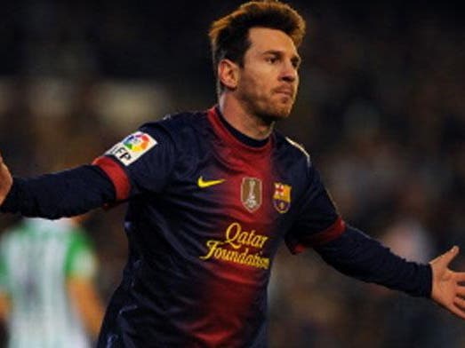 SPANISH LA LIGA BARCELONA FC 2012-2013 LA LIGA CHAMPION MESSI 10