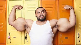 Egypts Popeye proves world-record muscles are real