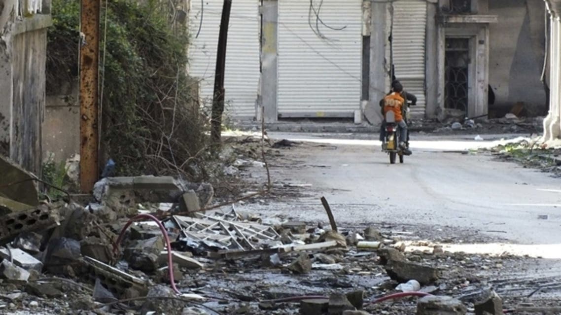 Regular troops backed by pro-regime militiamen attacked the center of Homs where rebels are holed up, including the Old City and neighborhoods of Jouret al-Shiah, Khaldiyeh and Qarabees. (Reuters)