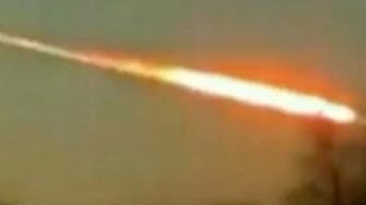 تصاویری از برخورد اجسام فضایی با شهاب سنگ بر فراز روسیه پخش شد 