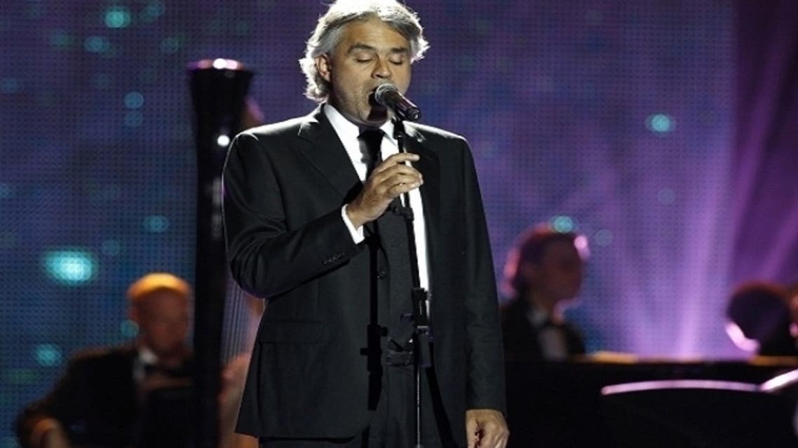 Flash Entertainment, the event organizers, said that Bocelli will perform to a fully seated open air arena accompanied by an orchestra.(Reuters)