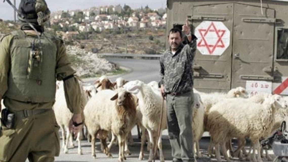 The Israeli army said a Palestinian shepherd entered a closed firing zone with the aim of stealing ammunition. (AFP)