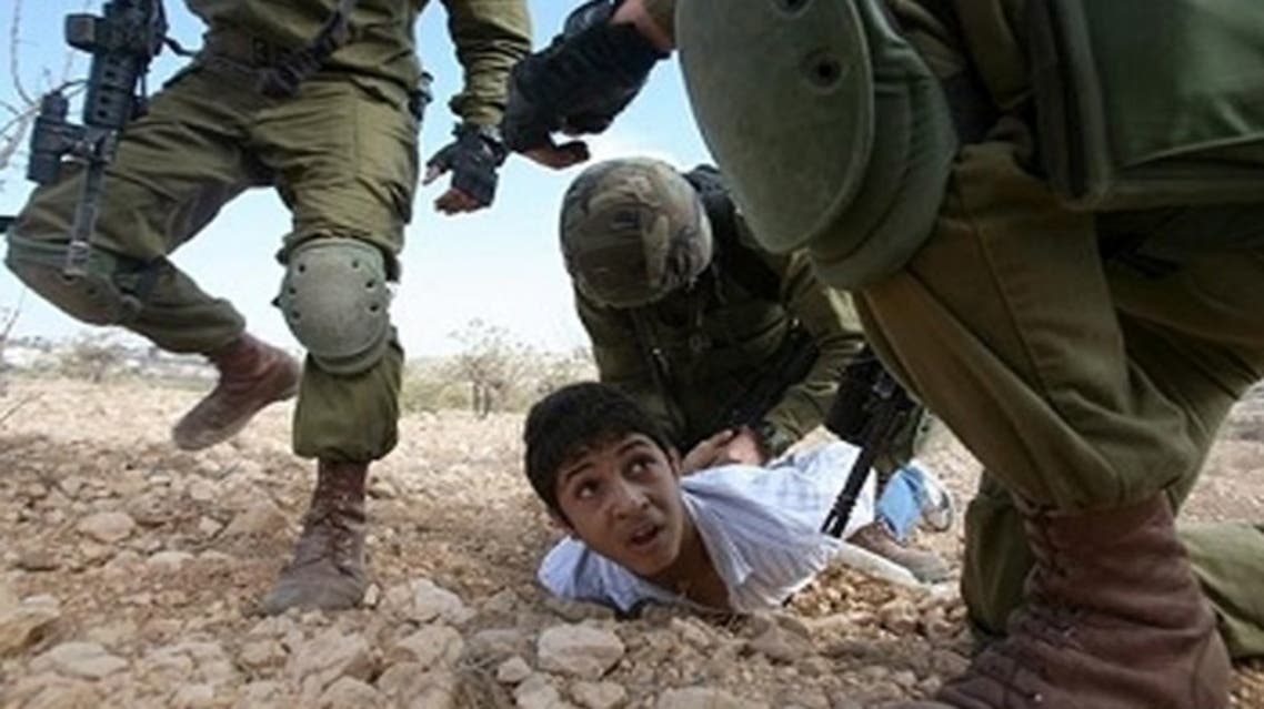 Over the past decade, Israeli forces have arrested, interrogated and prosecuted around 7,000 Palestinian children aged between 12 and 17, most of them boys: UNICEF. (AFP)