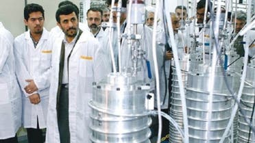 Mahmoud Ahmadinejad visits the Natanz nuclear site. Tehran has more than 10,000 centrifuges enriching uranium at its main plant at Natanz, to fuel grade at below 4 percent. (Reuters)