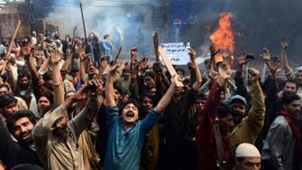 Protests over Pakistan anti-Christian riot