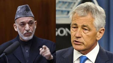 Karzai Chuck Afghanistan US
