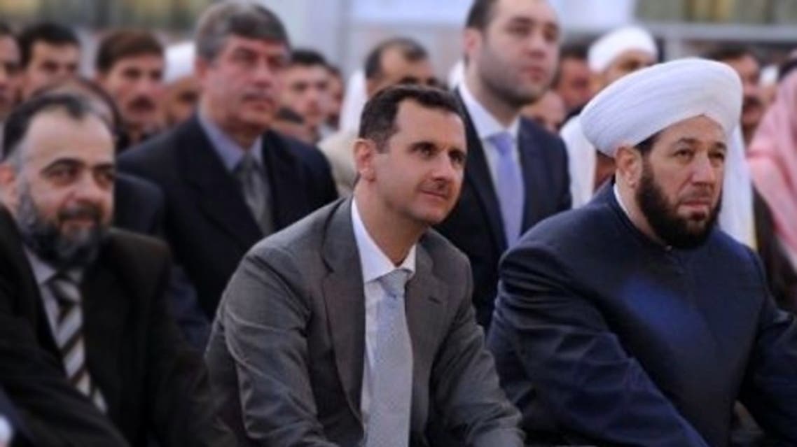 أحمد حسون وبشار الأسد