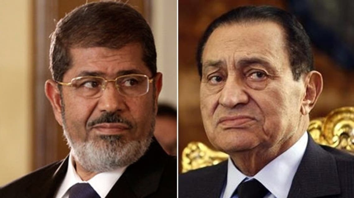 حسني مبارك ومحمد مرسي