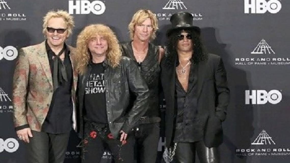 Guns N’ Roses who were recently inducted to the Rock and Roll Hall of Fame will return to Abu Dhabi in March. (Reuters)