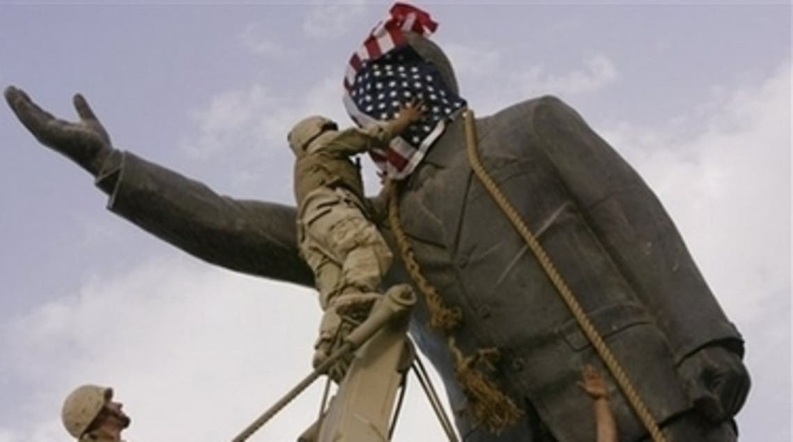 تمثال صدام